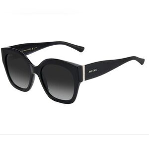 NEW AUTH Jimmy Choo LEELA/S Black Squared Sunglasses